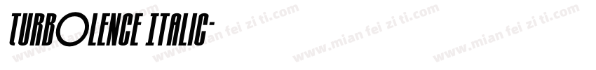 Turb0lence Italic字体转换
